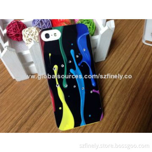 Crystal Case for iPhone 5/5S, IML with Crystal, Unique Design, Fresh and Beautiful
